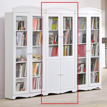 瑪莎2.7尺四門書櫃