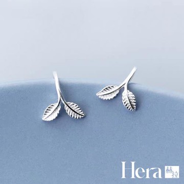 【Hera 赫拉】精鍍銀小巧可愛葉子森林耳釘 H111032305