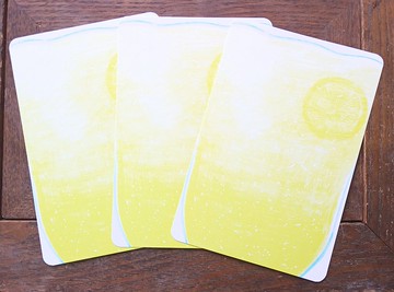 明信片 檸檬蘇打湖