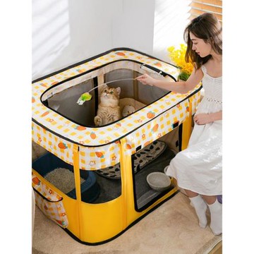 折疊貓窩狗窩產房小狗狗貓籠子圍欄狗貓窩寵物帳篷幼犬幼貓用產房