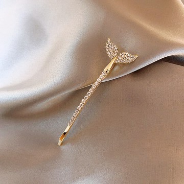 人魚姬海豚發夾邊夾少女劉海夾頂夾旅行發卡頭飾一字夾