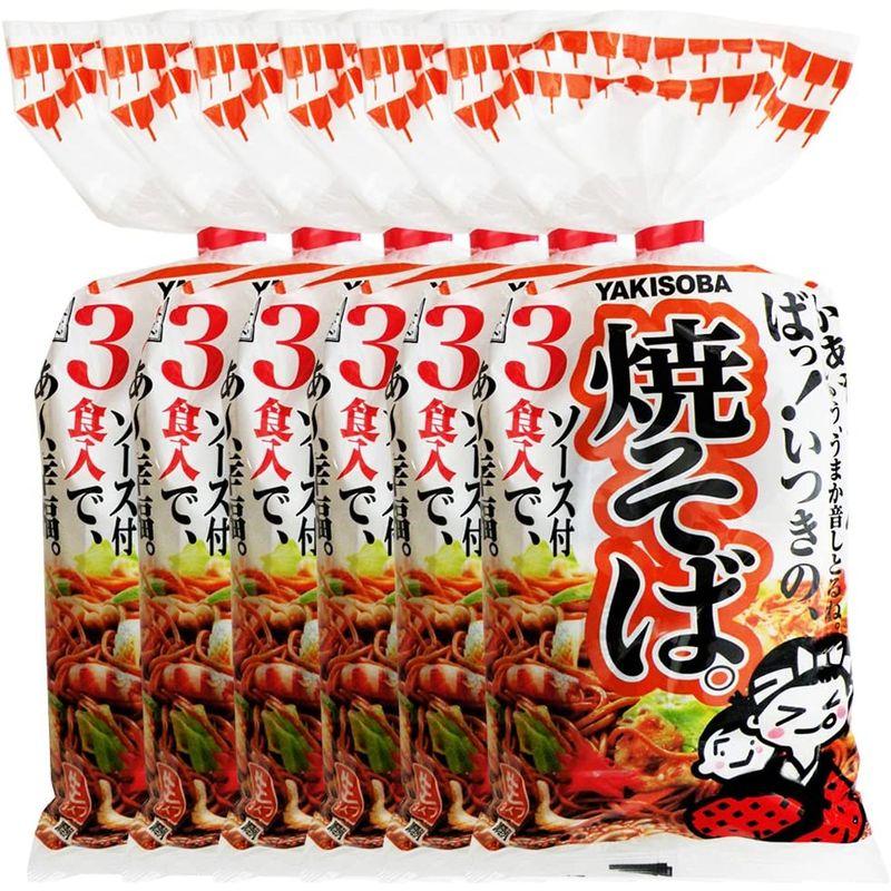 五木食品 3食焼そば 510g×6個