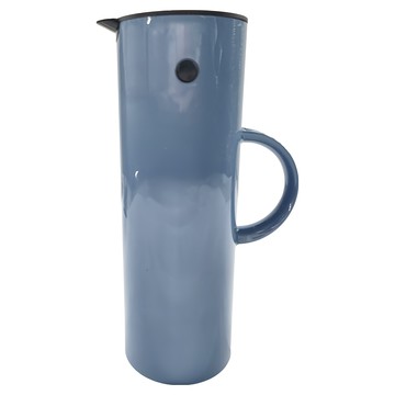 Stelton 啄木鳥真空保溫壺 附兩個壺蓋  藍灰色  1個