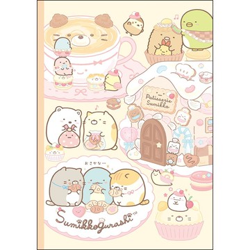 蝦皮隔日到貨 角落生物小夥伴 25K橫線厚筆記本F-糖果屋 墊腳石購物網