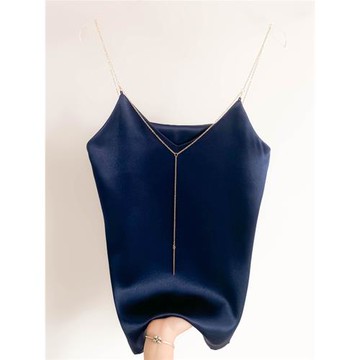 吊帶外穿女白色配西服西裝內搭性感打底設計感時尚小背心夏季上衣