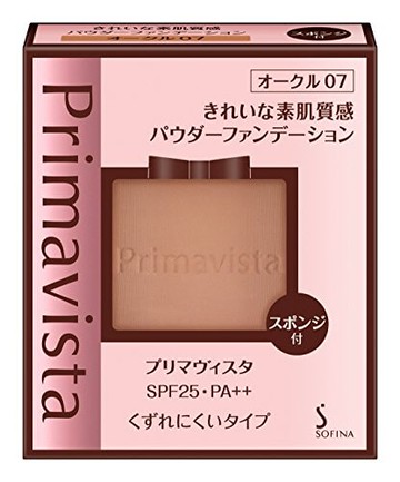 Prima Vista beautiful skin texture powder foundation Ocher 07 SPF25 PA ++ 9g