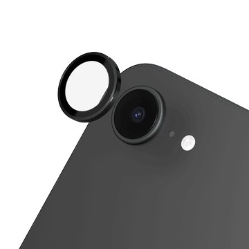 iPhone 16e 9H 鏡頭玻璃保護貼 黑