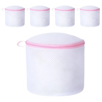 粗網洗衣袋 Set 5個 15x16cm  白色  粗網洗衣袋 白色  1組