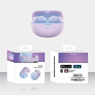 跨境新款Ultra開放式耳機無線藍牙耳機V12耳夾空間音頻不入耳機