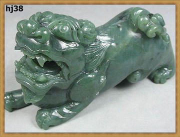 和闐玉籽料名家精雕貔貅天祿擺件擺飾（非A貨退錢）-開運避邪投資增值【附鑑定書】【奇珍館】hj38