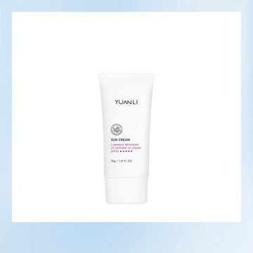 《盛夏美肌季。任2件6折》【Yuanli願麗】柔光透亮CC修護防曬乳 SPF50★★★★★50g (海洋友善-物理防曬)