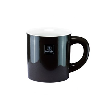 【寶馬牌】厚直馬克杯 400cc（黑色）｜JA-C400-B