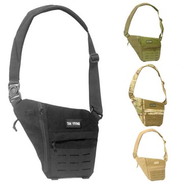 WJTWZY 腋下隱形單肩斜挎包 戶外戰術胸包防盜錢包貼身休閑旅行包