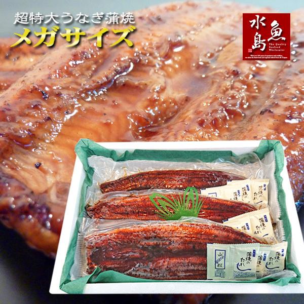 炭火焼 鰻うなぎ蒲焼き 超特大 極厚の食べ応え メガサイズ 約400g×3尾 父の日ギフト 土用丑の日 お中元