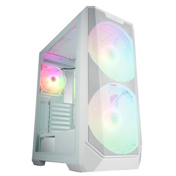 SuperChannel視博通 SW002(W)幻彩男爵 電腦機殼/白色/玻璃透側/ARGB