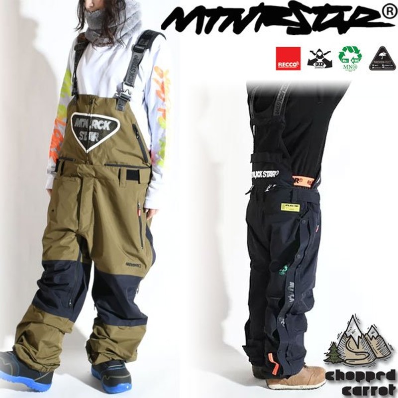 22-23 MOUNTAIN ROCK STAR/マウンテンロックスター CHOPPED CARROT pant メンズ レディース 防水ビブパンツ  スノーボードウェア スノーウェアー 2023 予約商品 通販 LINEポイント最大0.5%GET | LINEショッピング