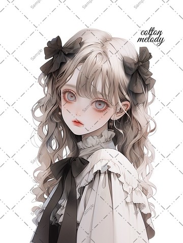 原創貼紙 no.296 人物貼紙 原創貼紙 人物貼紙 女孩貼紙 原創人物貼紙