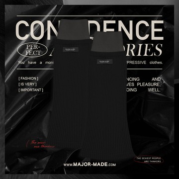 雙層針織泡泡襪套