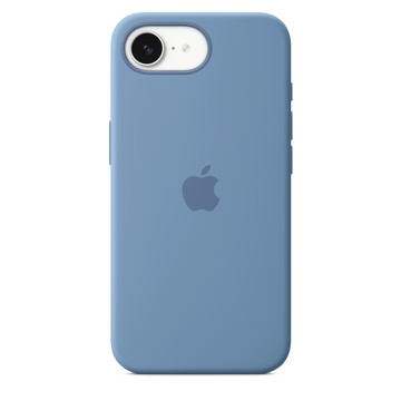 Apple iPhone 16e 矽膠保護殼 – 冬藍色