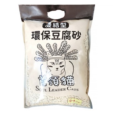 SOUL LEADER CATS 首領貓 凝結型 環保豆腐砂  原味奶香  7L  1袋