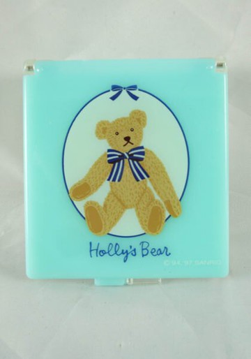 【震撼精品百貨】Holly's Bear 泰迪熊 三格置物盒 綠-方  震撼日式精品百貨