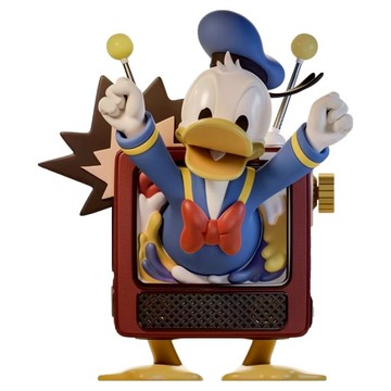 魔力風暴 100周年系列 電視機唐老鴨公仔  1個