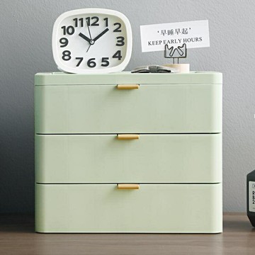 抽屜式桌面收納盒書桌上雜物小化妝品整理箱辦公桌置物架儲物盒子 雙11全館免運