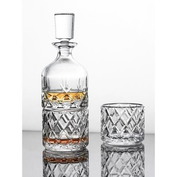 BOHEMIA捷克進口水晶玻璃酒具套裝情侶對杯威士忌酒樽酒杯送禮