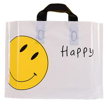 Market Gamsung 設計感購物袋 笑臉款  笑臉  50個  35 厘米寬 x 25 厘米高