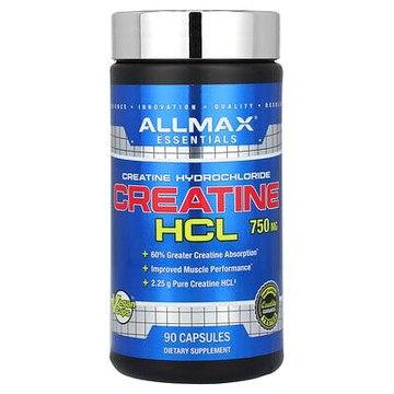 ALLMAX, 鹽酸肌酸，750 毫克，90 粒膠囊