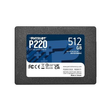 PATRiOT P220 512G 2.5吋 SSD 固態硬碟