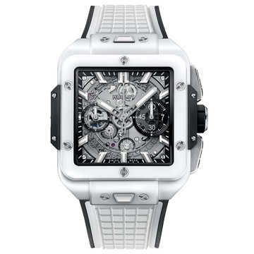 宇舶 SQUARE BANG UNICO系列 白色陶瓷 42mm HUBLOT