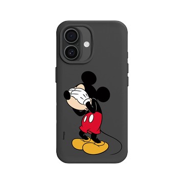 iPhone 16 SolidX 黑 - 迪士尼-米奇 Mickey - 遮眼米奇