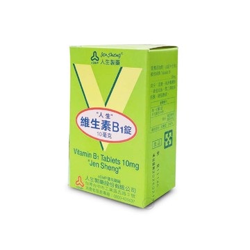 {人生製藥} 人生維生素B1錠(102錠) (小綠0116) *小柚子*