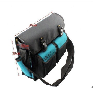 【特惠款】電工工具bao帆布大加厚多功能維修單肩挎bao家電維修牛津布工具袋