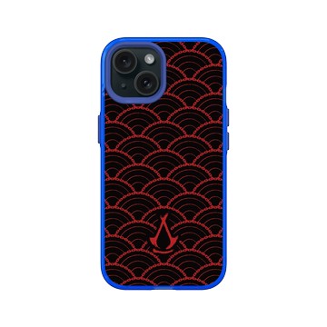 iPhone 15 Clear 激光藍 - Assassin's Creed - Assassin's Creed® Shadows - Crest pattern