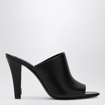 Black leather mule Jill