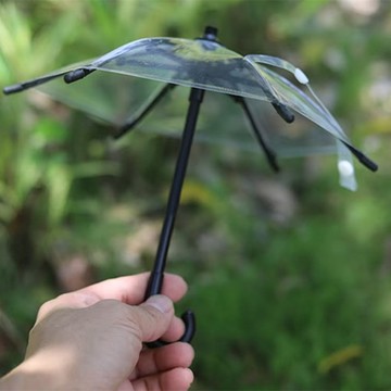 💥臺灣有貨💥免運💥透明小雨傘 迷你透明傘玩偶遮陽傘BJD娃娃特小工藝品傘手辦人偶傘
