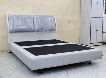 歐風別館伊凡卡五尺雙人床頭箱+懸浮式貓抓皮床底基隆至台中免運費