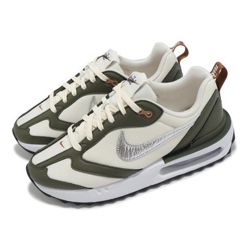 Nike 休閒鞋 Wmns Air Max Dawn 女鞋 卡其綠 銀 米白 氣墊 復古 運動鞋 FZ4239-300