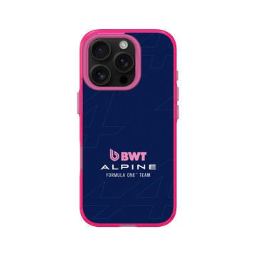 iPhone 16 Pro Clear 粉漾桃 - Alpine - 2025 BWT Alpine Formula One Team Logo