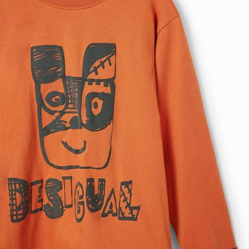 Desigual 拼接狗狗圖案T恤-2色可選