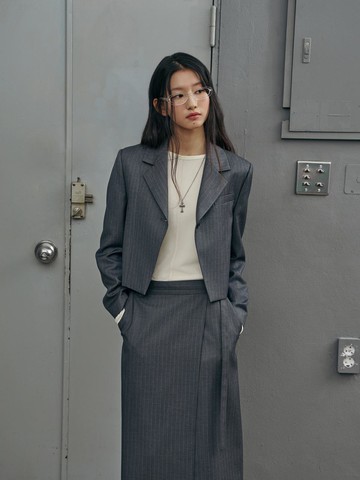 Belt Set H-Line Mid-Length Skirt (AR1WS271)