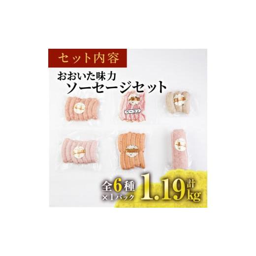 ふるさと納税 大分県 佐伯市 おおいた 味力 ソーセージセット (合計1.19kg・全6種) 