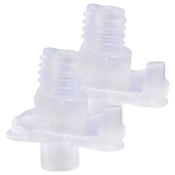 b.box 隨行水壺吸管連接頭  聚丙烯 (PP)材質  耐熱溫度100°C-130°C  適用年齡:3歲以上  2個