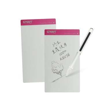 GREEN BOARD 7.2 吋磁性電紙板 MT7 (電紙板粉色x2+手寫筆) MIT雙專利設計 0.5mm超薄軟性電子紙 局部清除手寫板