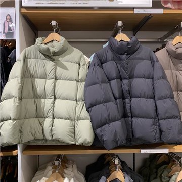 試衣間日系秋冬女裝立領云感羽絨服廓形蓬松加厚夾克外套Y469901