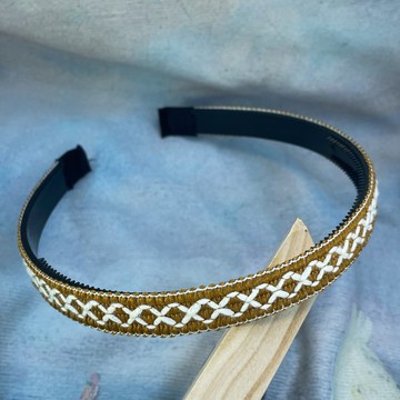 手工塑形減壓髮箍織帶-D