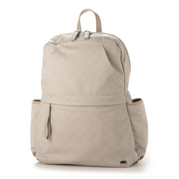 LA BAGAGERIE 字母印後背包（象牙）_廠商直送