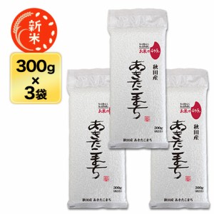 新米　令和5年(2023年) 秋田産 あきたこまち 300g(2合) × 3パック 真空パック 米 お米 白米 送料無料